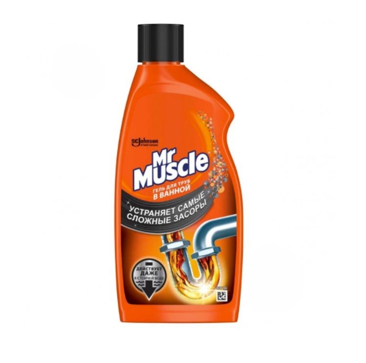 Засіб для прочистки труб MR.MUSCLE гель, 0,5 л